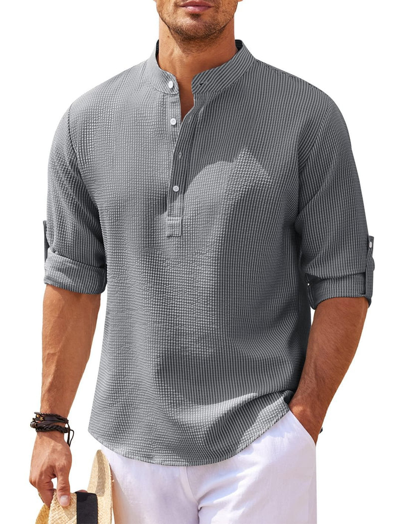 Elegantes Langarmshirt in Einfarbig