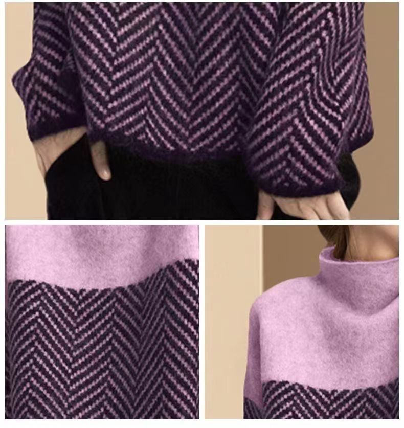 Dicke Warme Strickpullover für den Winter