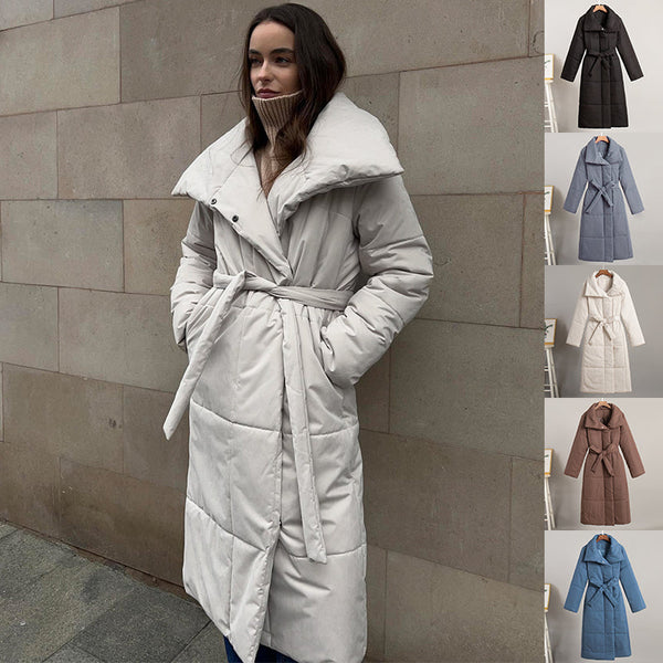 Stylische Übergroße Winterjacke mit Taschen