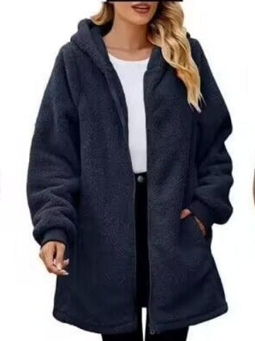 Weicher Baumwoll Oversized Damen Hoodie