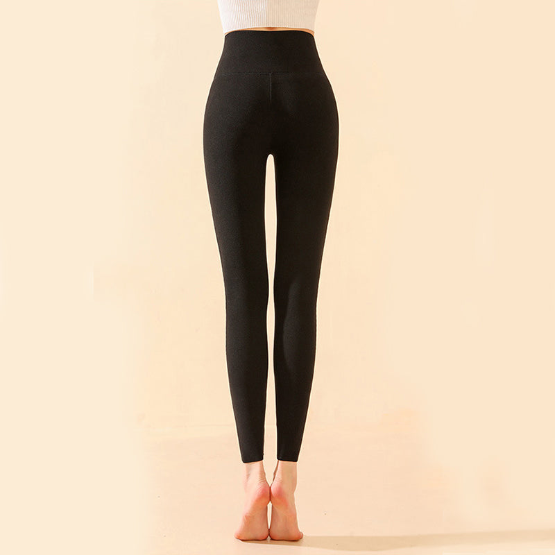 Warme Hochtaillierte Leggings mit Knieschutz