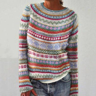 Weiche langärmlige zeeblaue Pullover