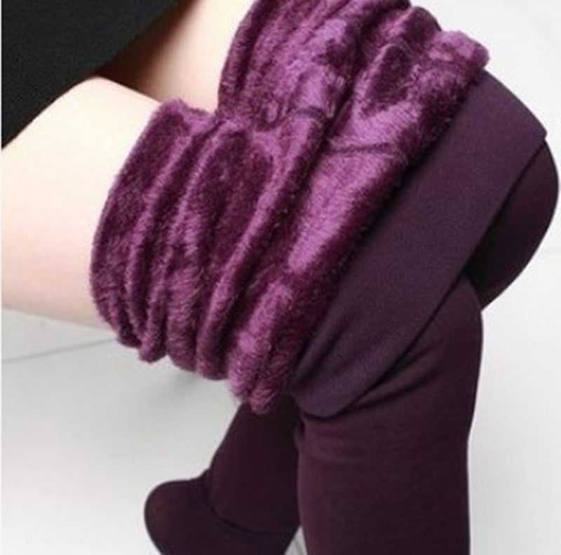 Warme Dicke Fluwelen Leggings für den Winter