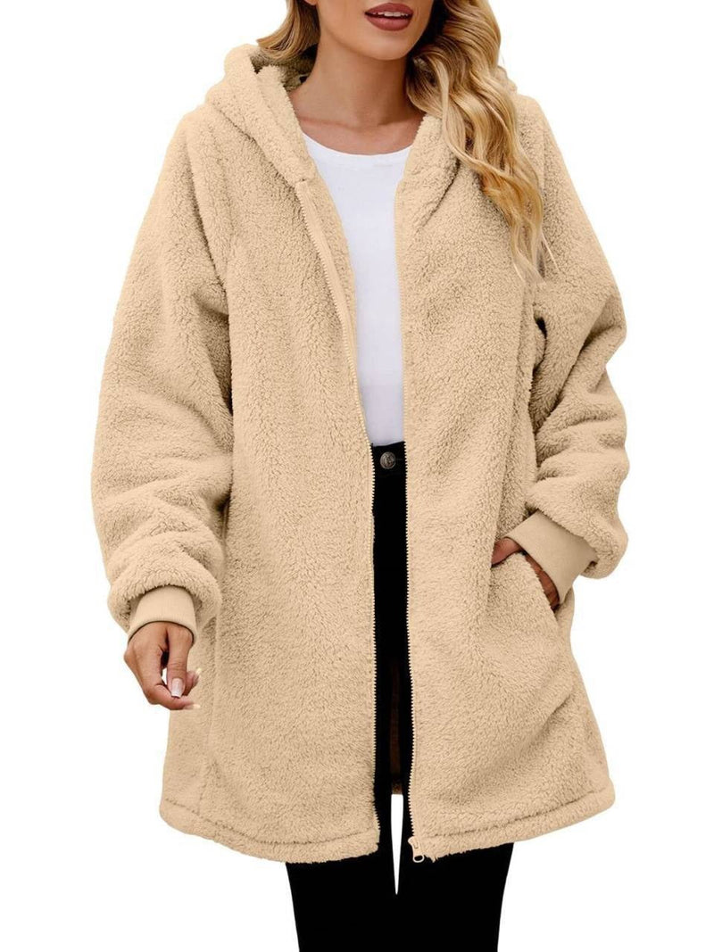 Weicher Baumwoll Oversized Damen Hoodie