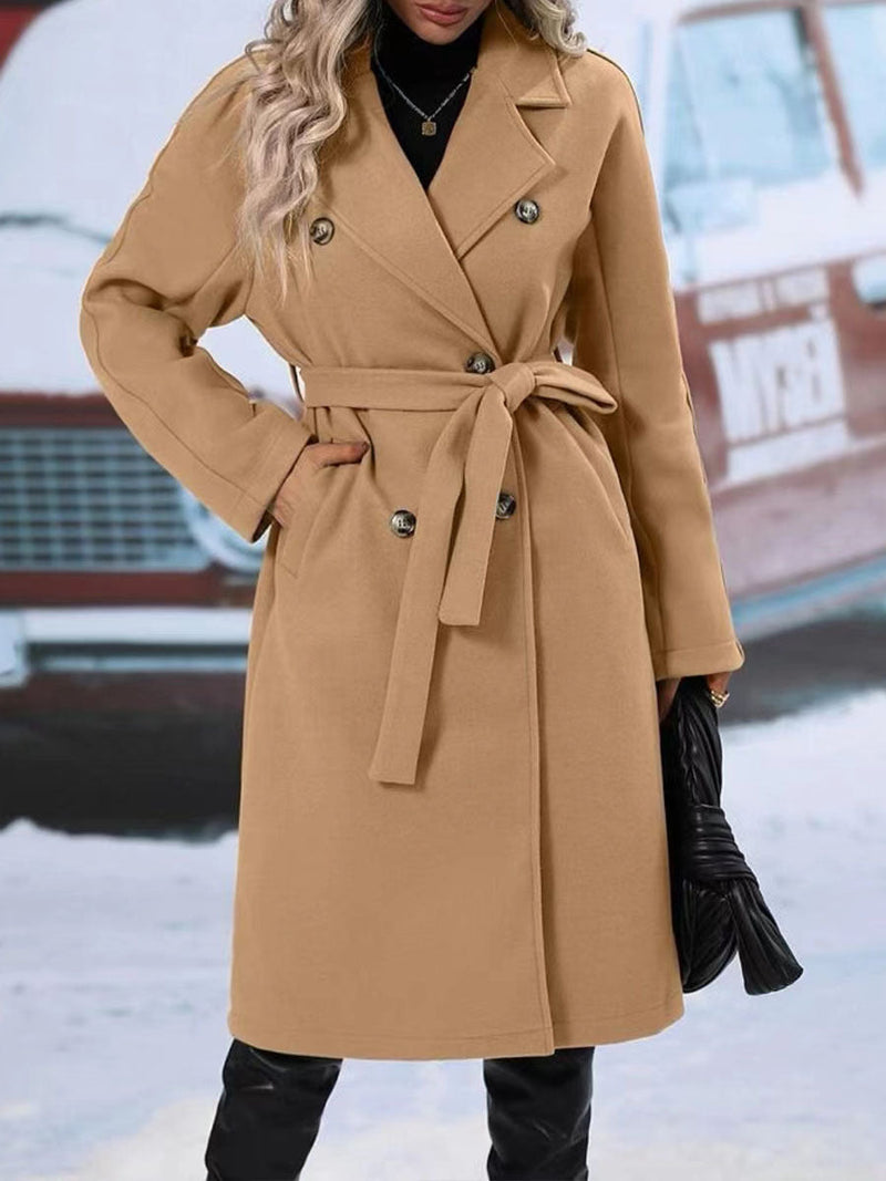 Elegante Winter-Trenchcoat für Frauen