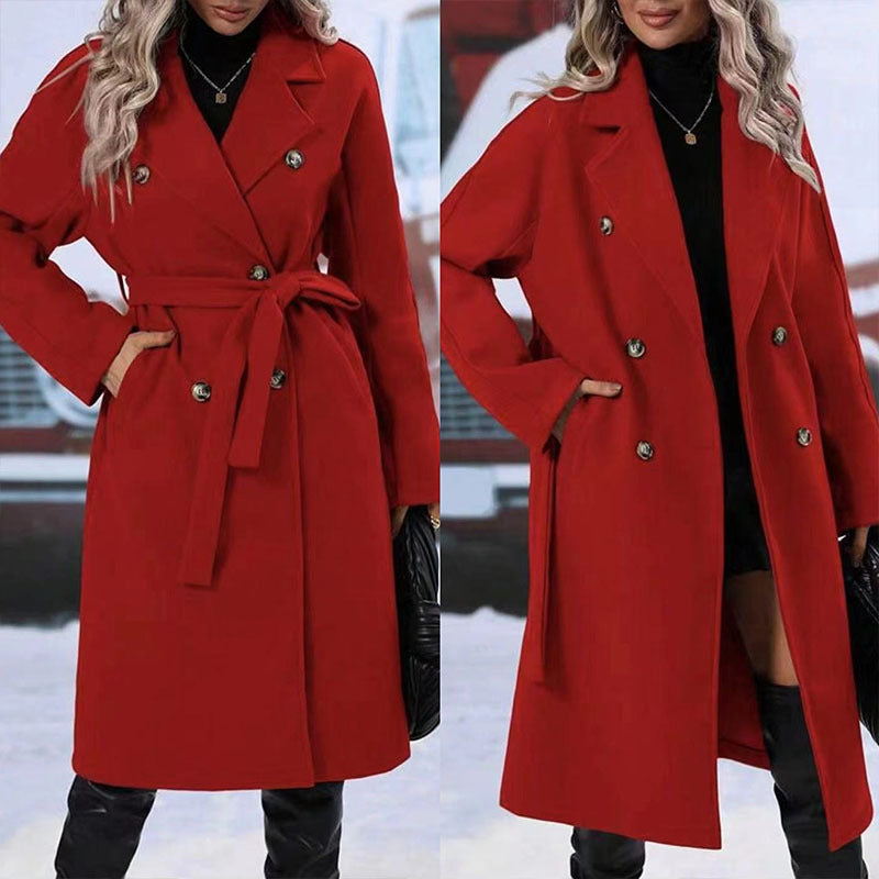 Elegante Winter-Trenchcoat für Frauen