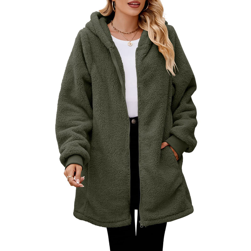 Weicher Baumwoll Oversized Damen Hoodie