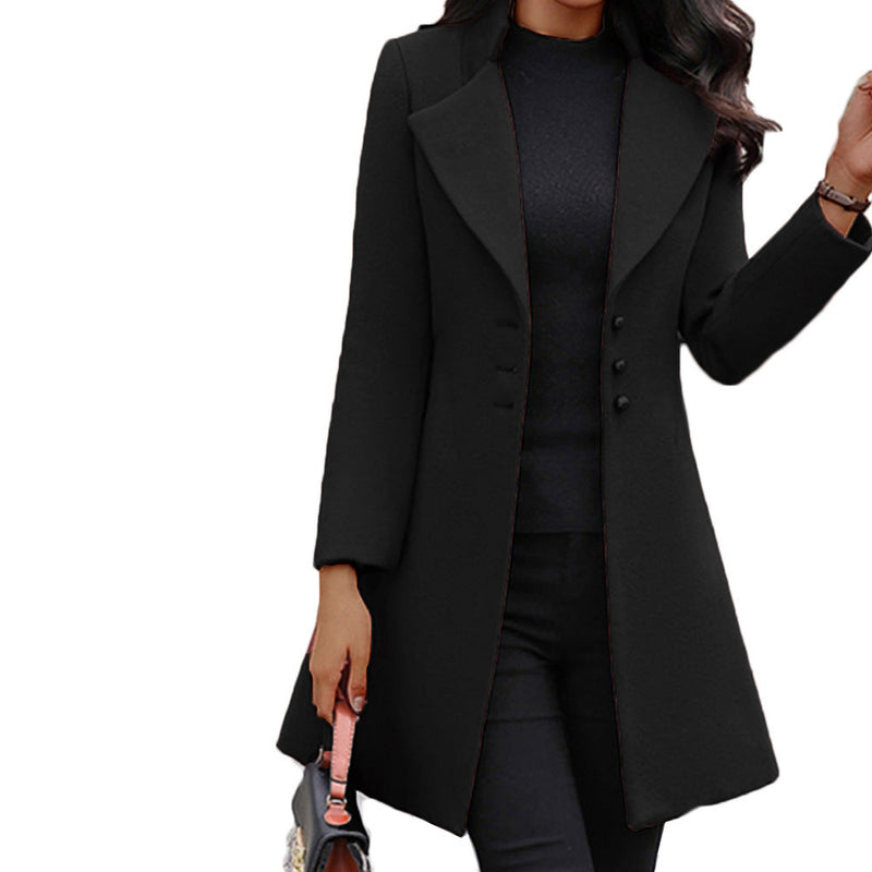 Elegante Slim-Fit Winterjacke mit Lappen