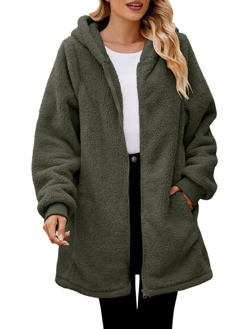 Weicher Baumwoll Oversized Damen Hoodie