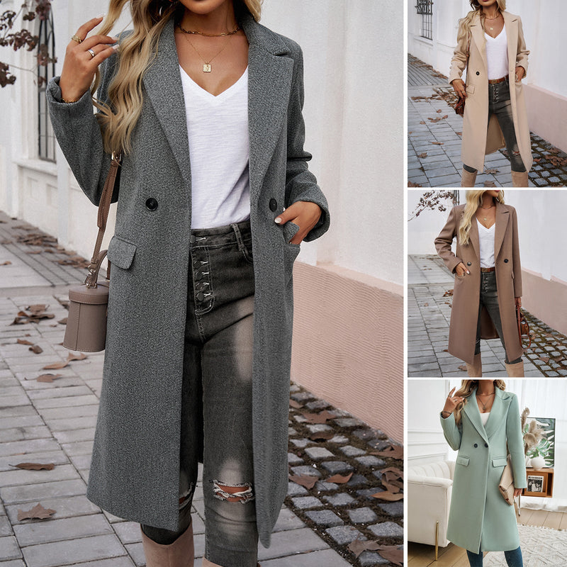 Stylische Lange Mouwen Polyesterjacke