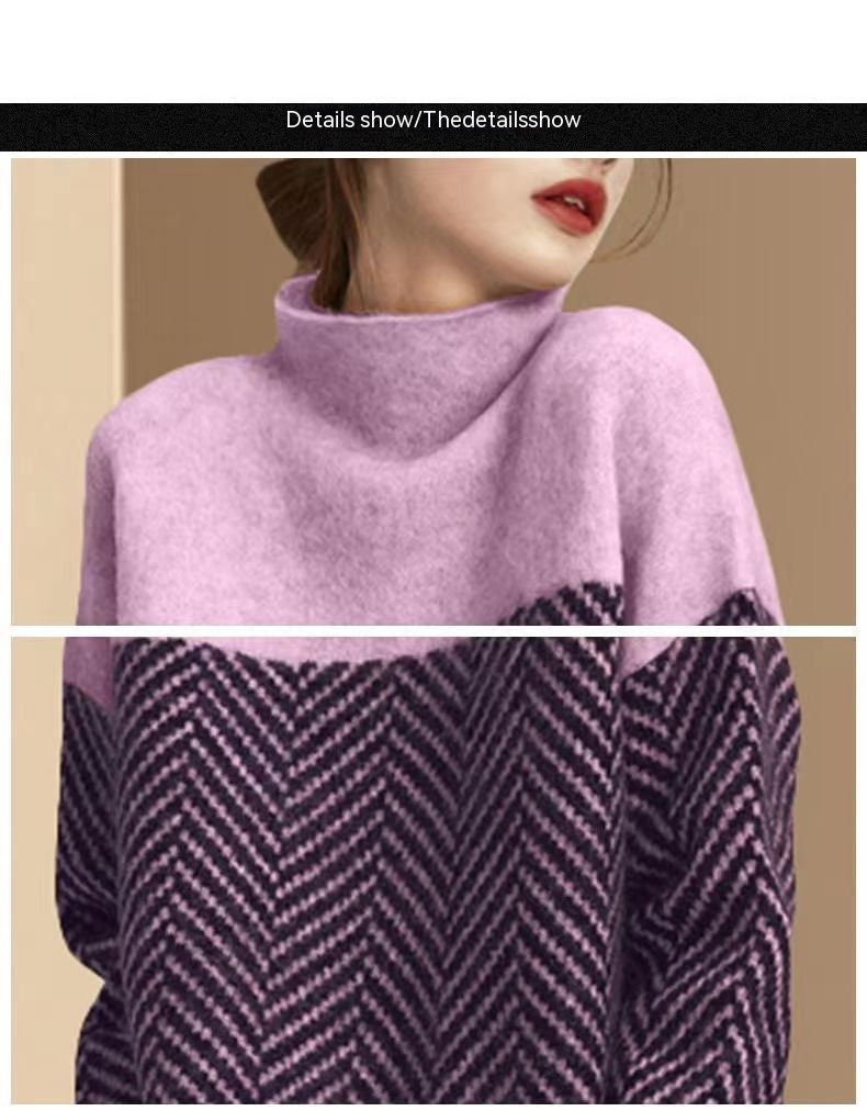 Dicke Warme Strickpullover für den Winter