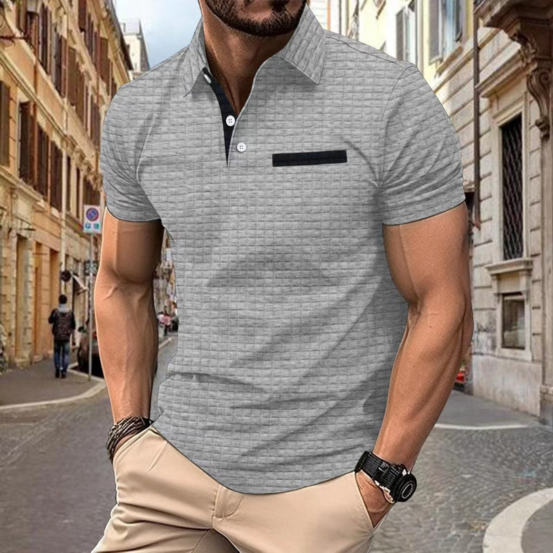 Buntes Karo Poloshirt für den Sommer