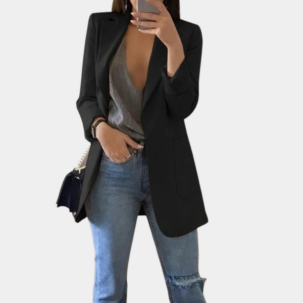 Eleganter Langer Blazer für Damen