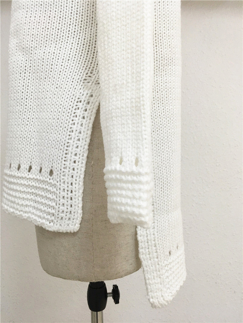 Elegante hochkragige Strickpullover für Damen