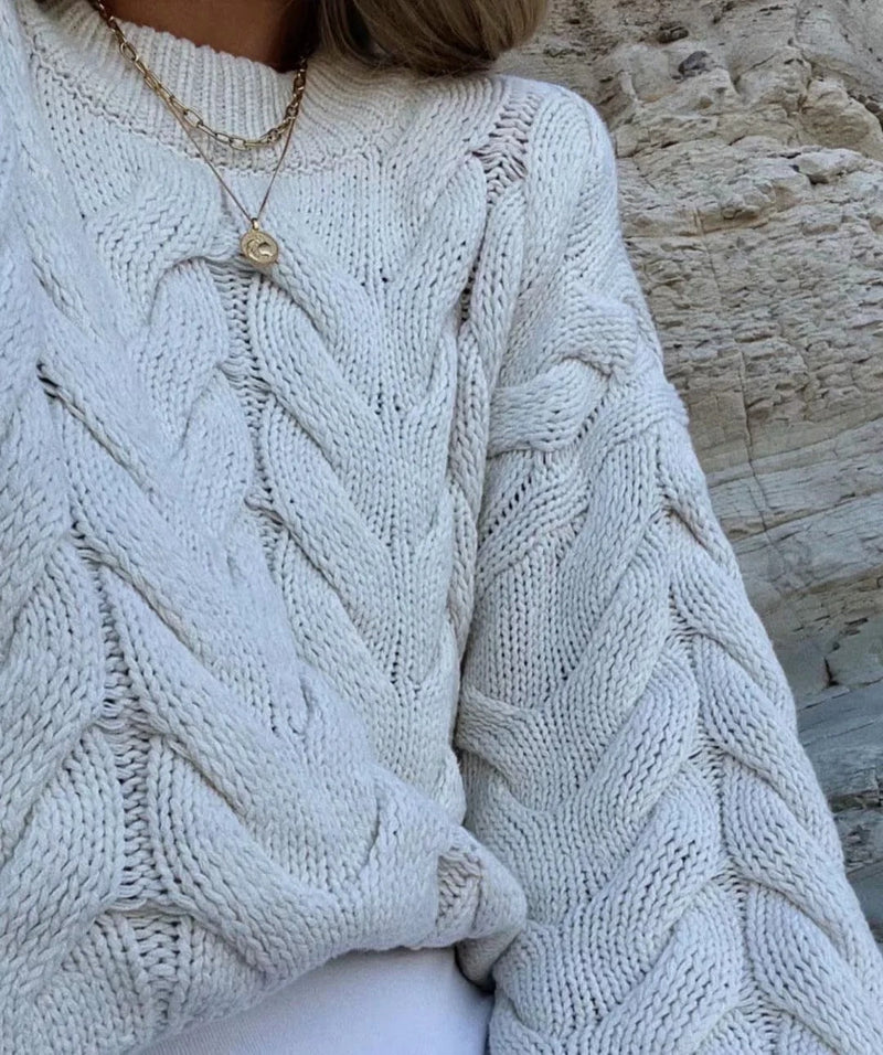 Elegante luftige Strickpullover für Frauen