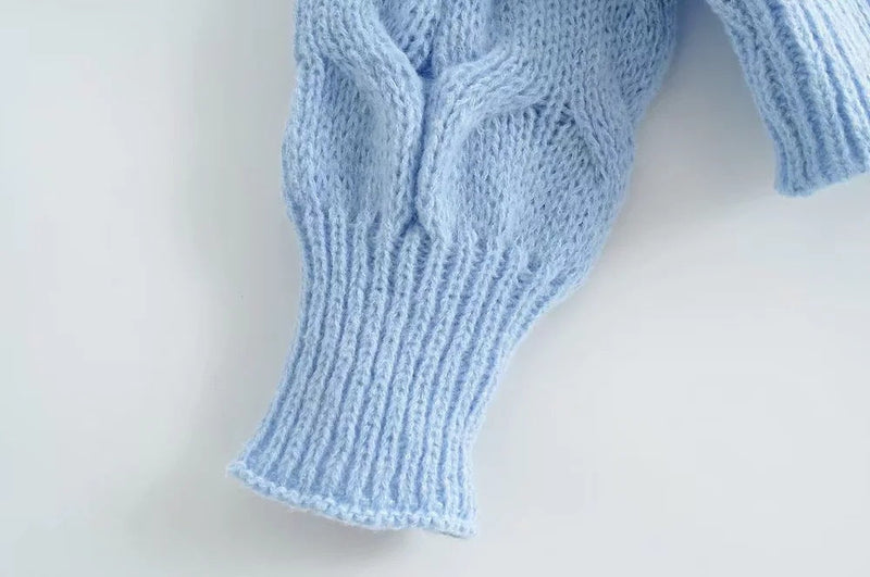 Elegante luftige Strickpullover für Frauen