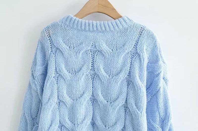 Elegante luftige Strickpullover für Frauen