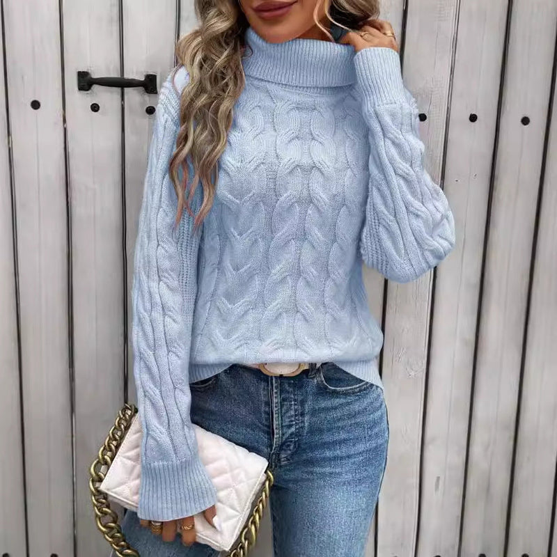 Elegante warme Strickpullover für kalte Tage