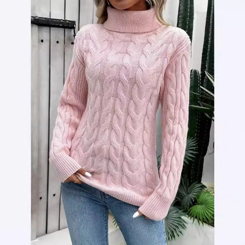 Elegante warme Strickpullover für kalte Tage