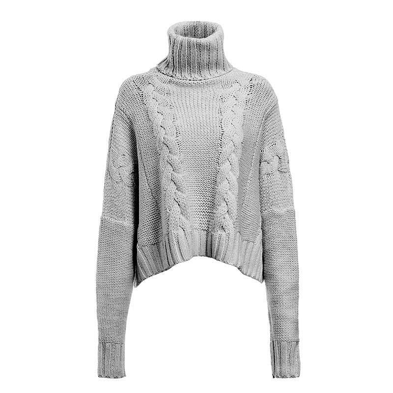 Elegante weiche Pullover mit Rollkragen