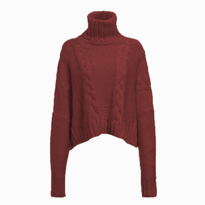 Elegante weiche Pullover mit Rollkragen