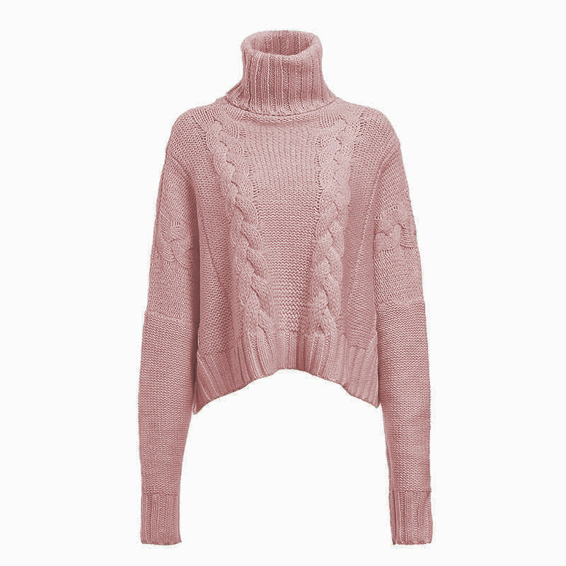 Elegante weiche Pullover mit Rollkragen