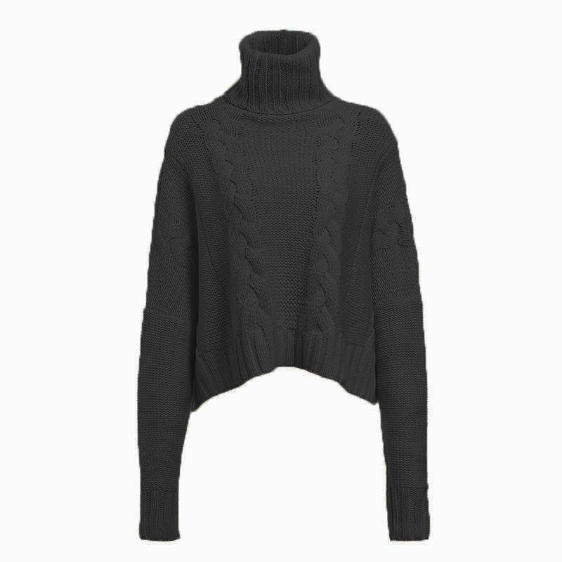 Elegante weiche Pullover mit Rollkragen