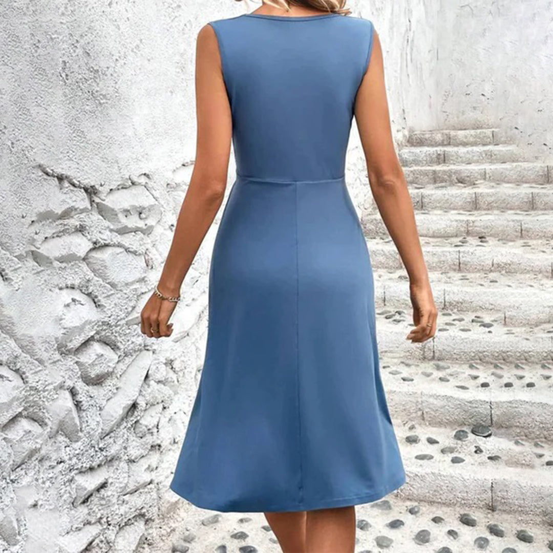 Elegantes knielanges Sommerkleid für Damen