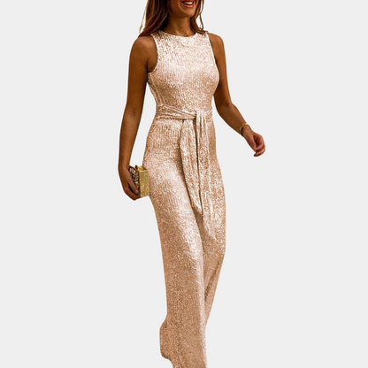 Glitzernder Jumpsuit für festliche Anlässe