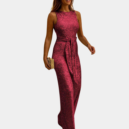 Glitzernder Jumpsuit für festliche Anlässe