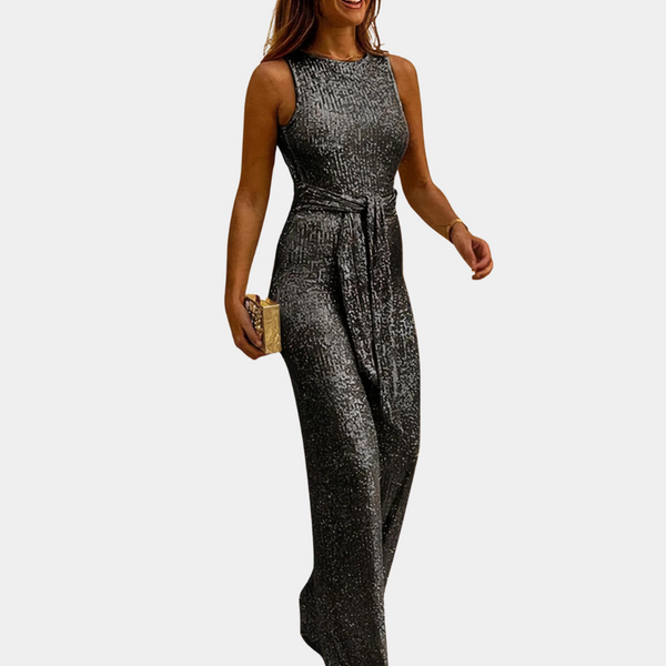 Glitzernder Jumpsuit für festliche Anlässe