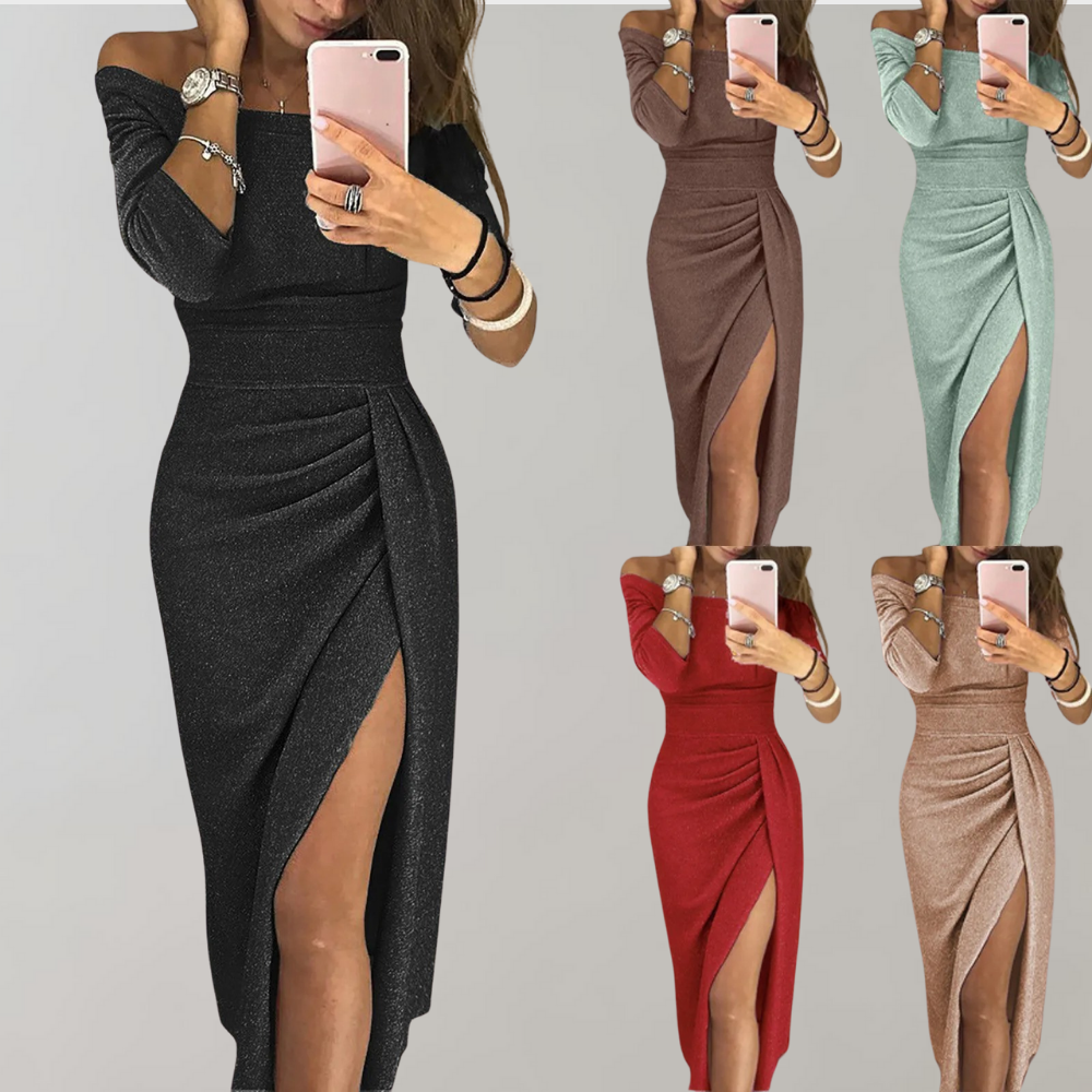 Glitzerndes Festkleid für Damen