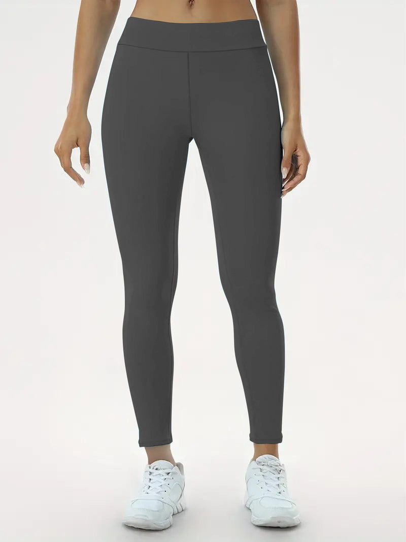 Hoch geschnittene, elastische Damen Yoga Hose