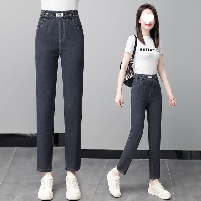 Leichte elegante Lyocell-Jeans für Damen