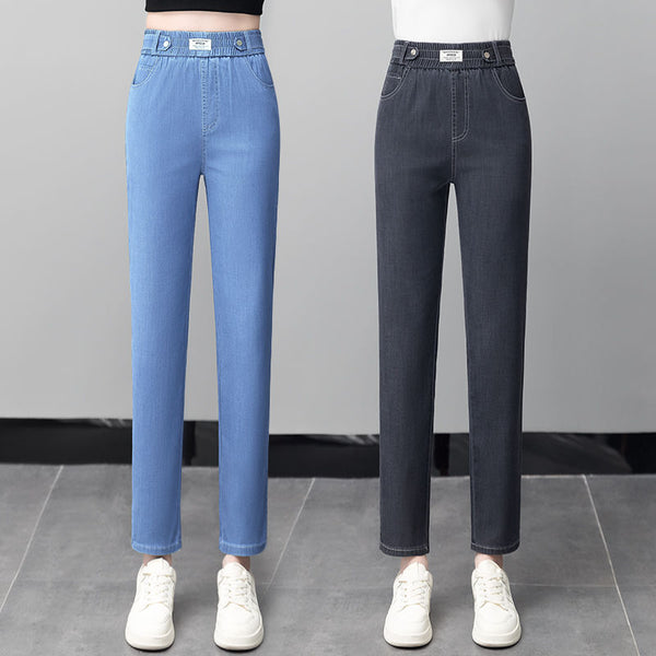 Leichte elegante Lyocell-Jeans für Damen