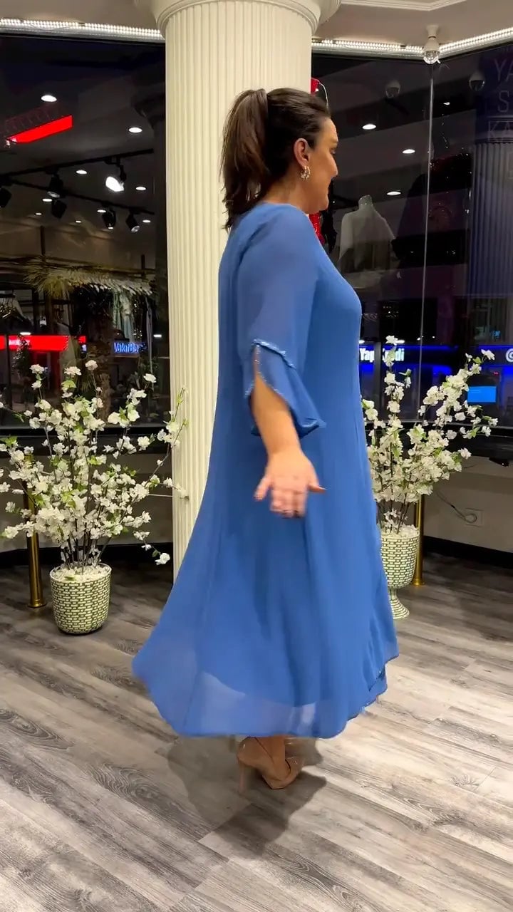 Luftiges Chiffonkleid für festliche Anlässe