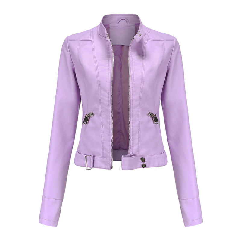 Elegante PU-Lederjacke für Damen