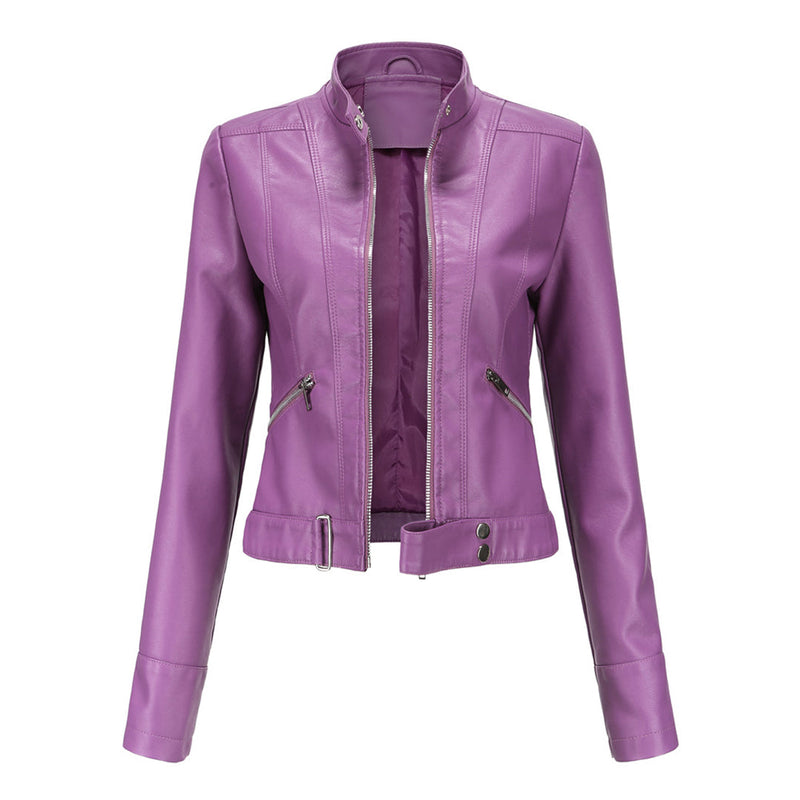 Elegante PU-Lederjacke für Damen