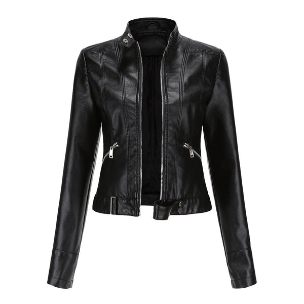 Elegante PU-Lederjacke für Damen