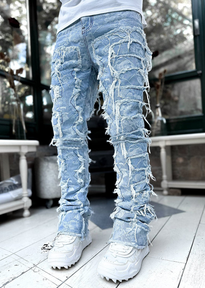 Stylische Jeans mit einzigartigen Patches