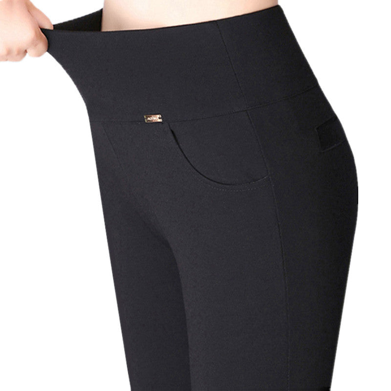 Stilvolle Baumwoll-Leggings mit hohem Bund für maximalen Komfort