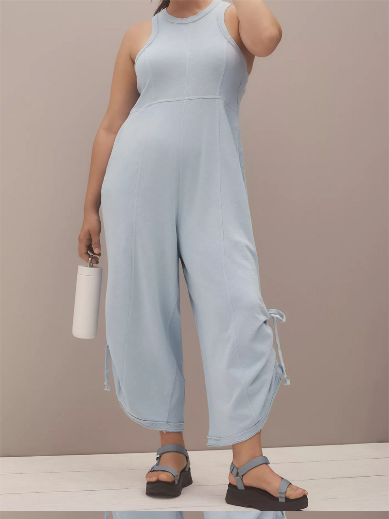 Stilvoller Jumpsuit mit weitem Bein