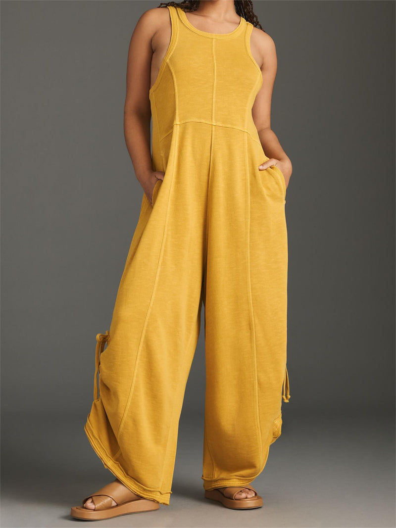 Stilvoller Jumpsuit mit weitem Bein