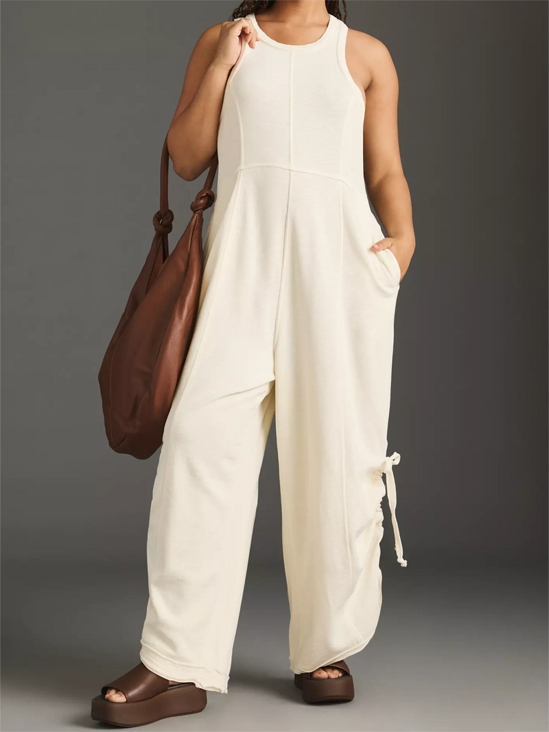 Stilvoller Jumpsuit mit weitem Bein