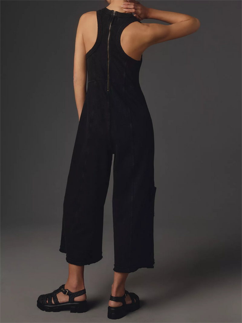 Stilvoller Jumpsuit mit weitem Bein