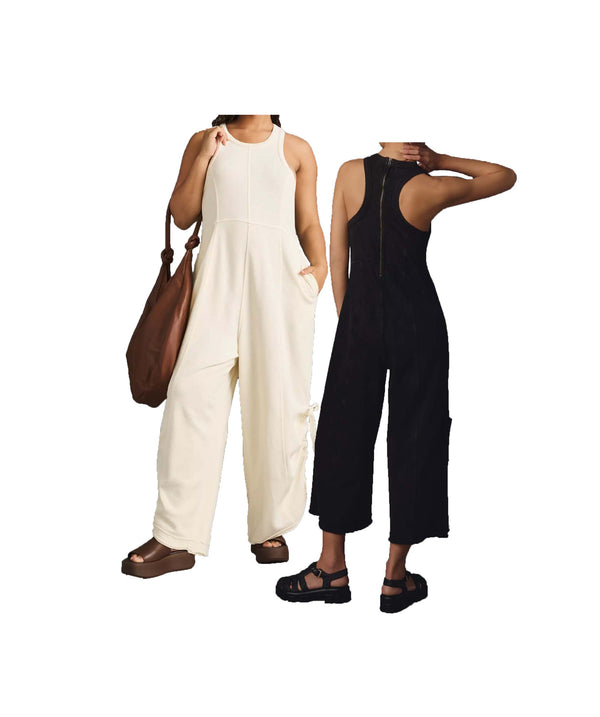 Stilvoller Jumpsuit mit weitem Bein