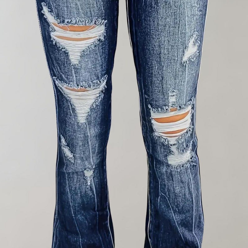 Stylische Jeans mit Rissen für Frauen