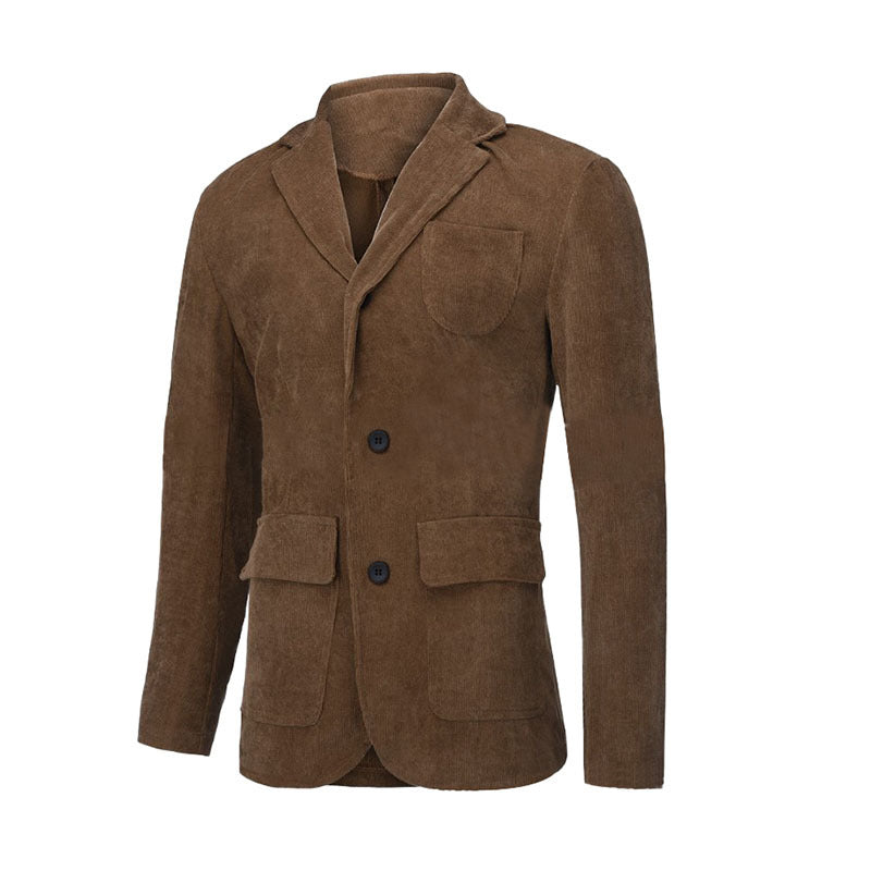 Warmer lässiger Corduroy Blazer Jacke