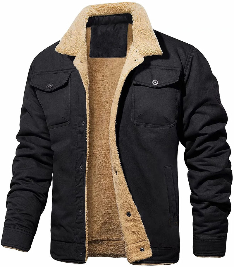 Warme Fleecejacke für Herbst und Winter