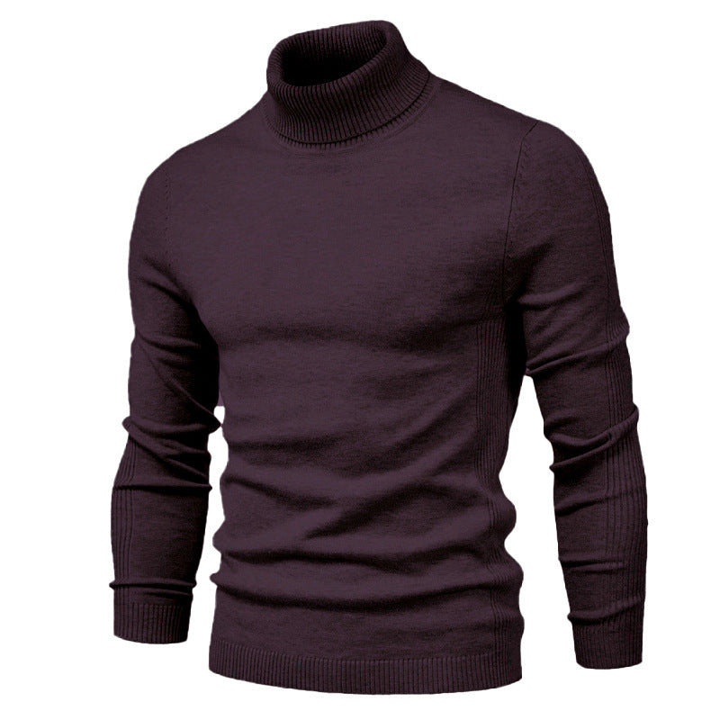 Warme Slanke Rollkragenpullover für Herren